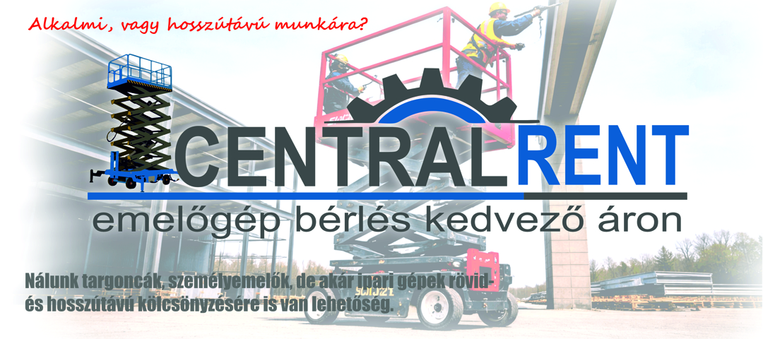 Használt ipari gépkereskedés, emelőgép bérlés - Centrál-Tech Kft.