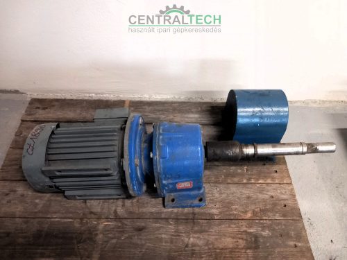 Hajtóműves villanymotor VEM 0,75kW 10 rpm