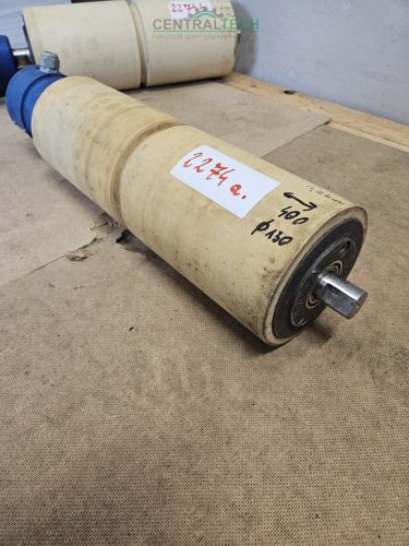 400mm dobmotor hajtott görgő 400/130mm BDL111  0,3 kW,18m/perc 