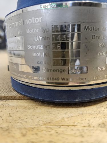 400mm dobmotor hajtott görgő 400/130mm BDL111  0,3 kW,18m/perc 