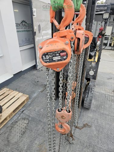 ipari láncos emelő 5000kg thr. REMA ST200 kézi láncos emelő csörlő