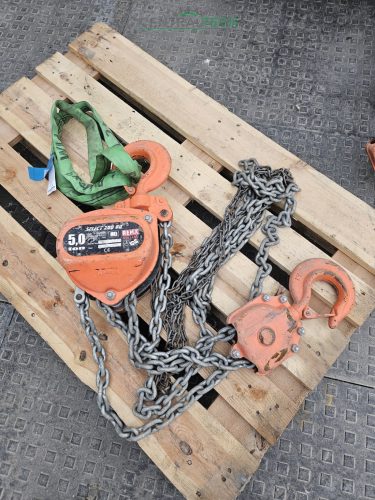 ipari láncos emelő 5000kg thr. REMA ST200 kézi láncos emelő csörlő