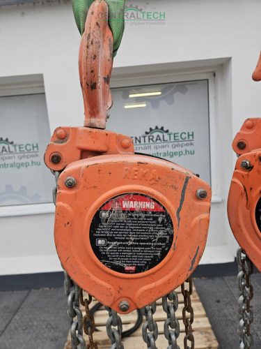 ipari láncos emelő 5000kg thr. REMA ST200 kézi láncos emelő csörlő