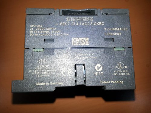 Siemens simatic S7-200 6ES7 214-1AD23-0XB0 cpu module/ax111