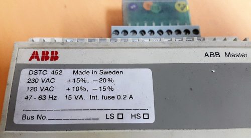 Plc modem ABB Master Dtsc 452 modem filed bus/ax202