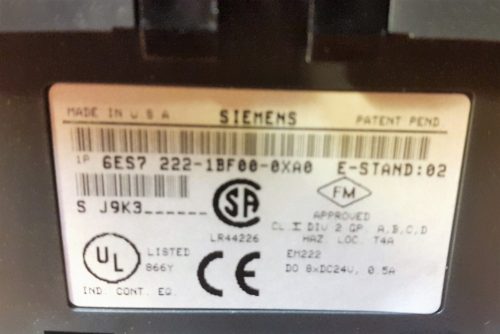 Siemens EM-222 6Es72221BF000XA0 Digital output module /ax251