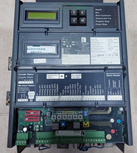 Eurotherm Drives 590 Digital 150HP/ 110KW DC meghajtó