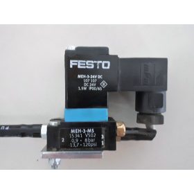   Festo MEH-3-24VDC, pneumatisches Magnetventil, 8 bar, 24VDC/ax344a
