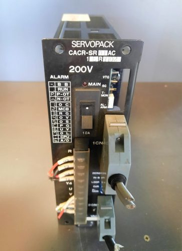 Yaskawa Servopack Cacr-SR01AC1Ery102 szervómotor AC vezérlő 0,1kW/ax431