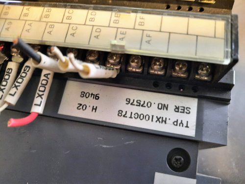 Fuji MX100 CM91 Plc modul 24V DC, logikai vezérlő/ax433