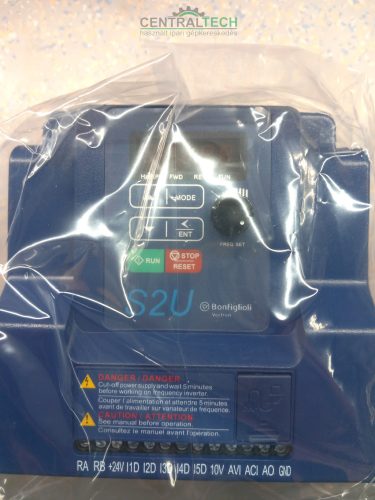 ÚJ! Frekvenciaváltó 1,5kw Bonfiglioli S2U230S-11F, 2 LE 