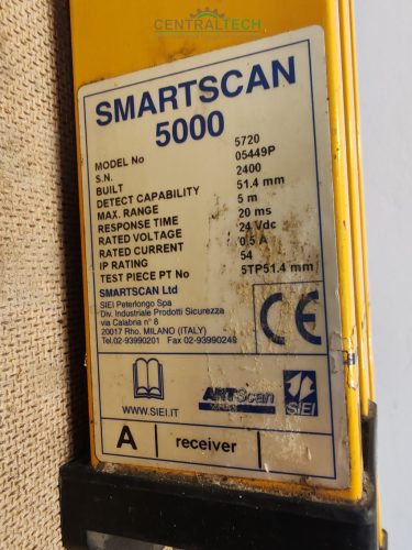 Smartscan 5000 biztonsági fényfüggöny