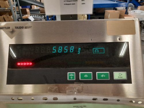 szállítószalag ellenőrző mérleg Garvens Mettler Toledo SL40 ID1 0-30kg