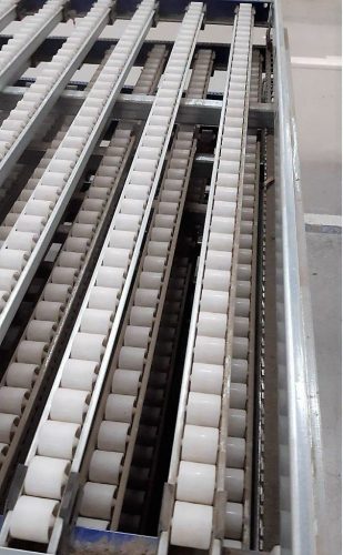 U sínes görgősor, görgős léc 1800 mm görgőspálya több db /ct1012