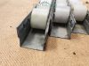 U sínes görgős léc 710 mm, görgőspálya több db eladó/ct1014