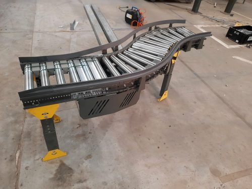 Hajtótt íves görgőspálya Knapp 320mm széles/ct1019