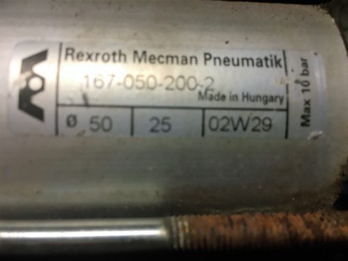 Rexroth Mecman pneumatikus munkahenger 25 mm lökethossz /ct1116a