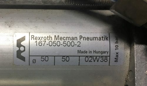 Mecman pneumatikus munkahenger 167-050-0500-2 /ct1116c