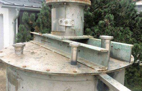 Homogenizáló tartály, keverő, mixer, hűthető- fűthető funkcióval 550l /ct1143