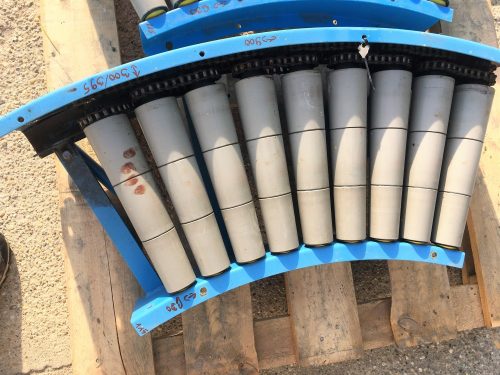 Görgősor, íves görgőspálya 15° íves pálya /ct1175a