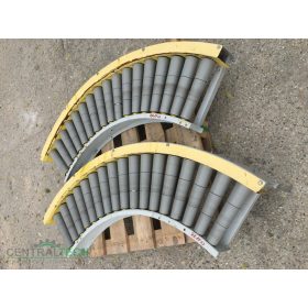 Görgősor, íves görgőspálya 70° íves pálya