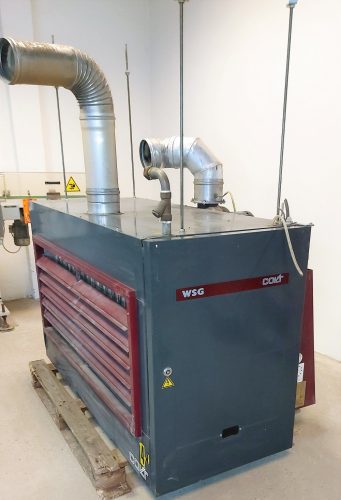 Gázüzemű hőlégbefúvó  WSG 100PA  9800m3/h csarnokfűtés /ct1260ab