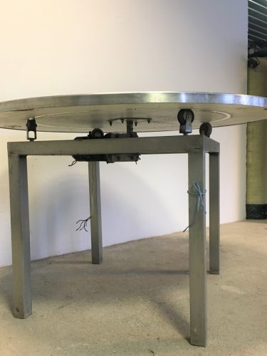 forgatóasztal , 1250mm válogatóasztal rozsdamentes /ct1273