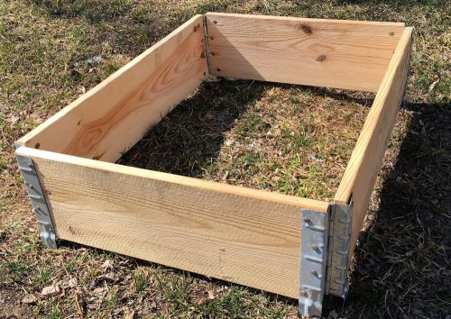 Magaságyás oldalfal 80x60 cm raklapmagasító  /ct1281