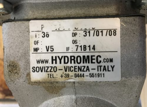 CHT Hajtómű 0,25 kW 39r/hajtóműves villanymotor 