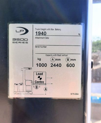 Crown LP2350 komissziós targonca újszerű kevés üzemórával eladó /ct1364