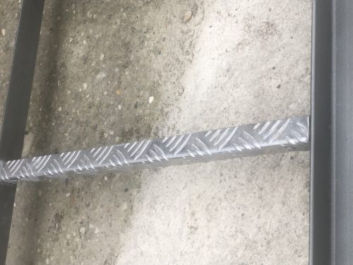  Porfestett acél tűzlétra, magasság: 3,3 m/ct1454