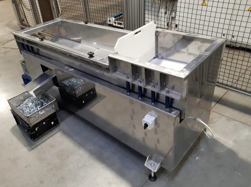 Stainless Steel Linear Vibrating Conveyor Separator Vibrating Sorter /ct1469