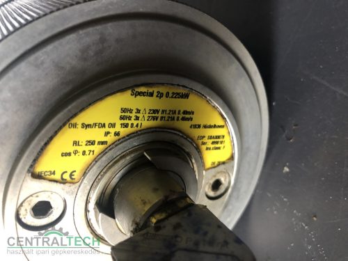 hajtott görgő Interroll RL250 dobmotor, 0,25 kW, 24 m/perc/ct1564