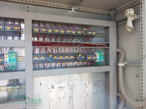 Kapcsolószekrény, vezérlőszekrény, gázégő vezérlés 