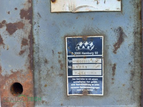 Hajtóműves villanymotor, 8.5/1.4kW, szöghajtás, kuplung, fék liftmotor 