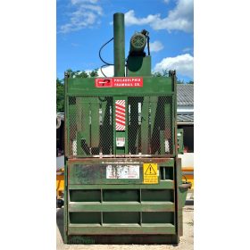   Philadelphia Tramrail függőleges bálázógép, papírbálázó prés