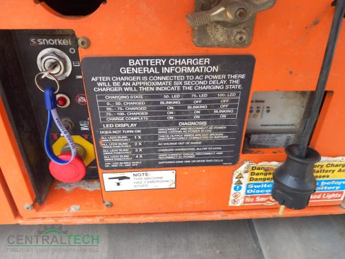 Electric scissor lift 7.8m Snorkel S3219E personal lift