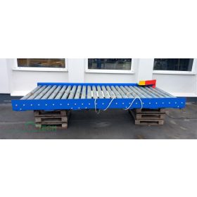 Hajtott ipari görgőspálya, raklapszálító 1400x3000mm