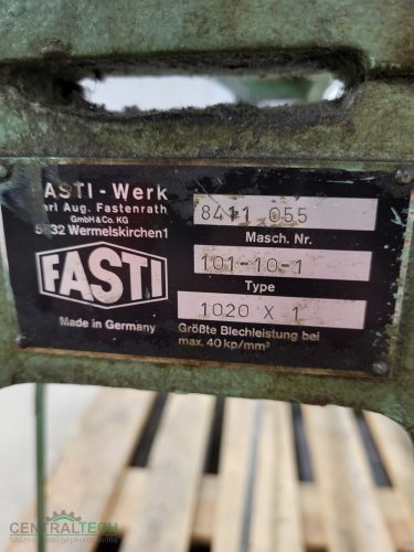 Hengerítő FASTI 1020 X 1mm kézi lemezhengerítő eladó