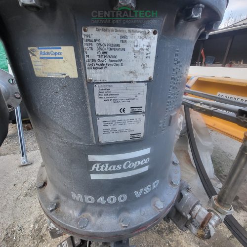 ATLAS COPCO ZR160VSD csavarkompresszor  + MD400 légszártító 