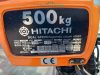 Hitachi 500kg-os elektromos láncos emelő daru futómacska