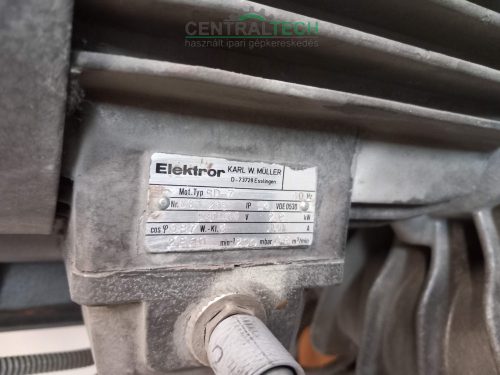Karl Müller szárazüzemű, olajmentes vákuumpumpa 6.3m3/perc 
