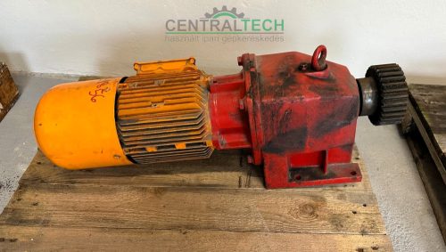 NORD Hajtóműves villanymotor 0.75kW 76 rpm hajtómű fékes