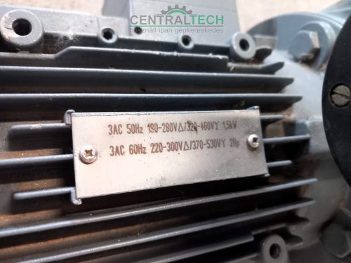 PIV hajtómű  1,5 kw 0-28 rpm hajtóműves villanymotor variátoros 