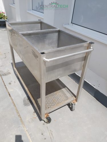 mobil Rozsdamentes mosogató 2 medencés