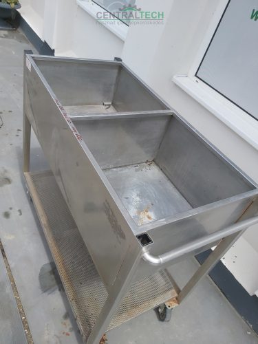 mobil Rozsdamentes mosogató 2 medencés