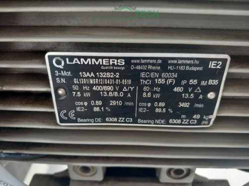 Vákuumpumpa, Rietschle SMV 300m3/h, 0.2bar