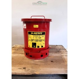 Biztonsági hulladéktároló acéllemezből - Justrite 20L 