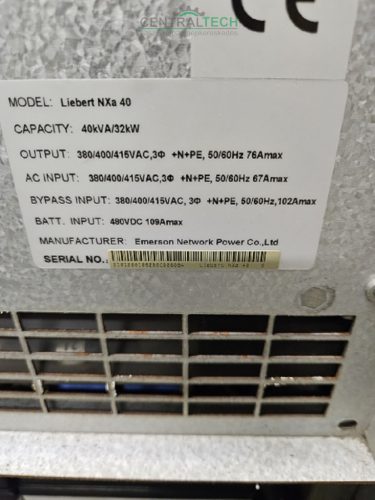 Szünetmentes tápegység (ups) Liebert NXa 40 40kVA 32KW