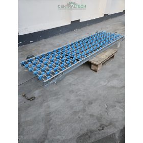   görgőspálya 200x50cm görgősor szállítópálya több db